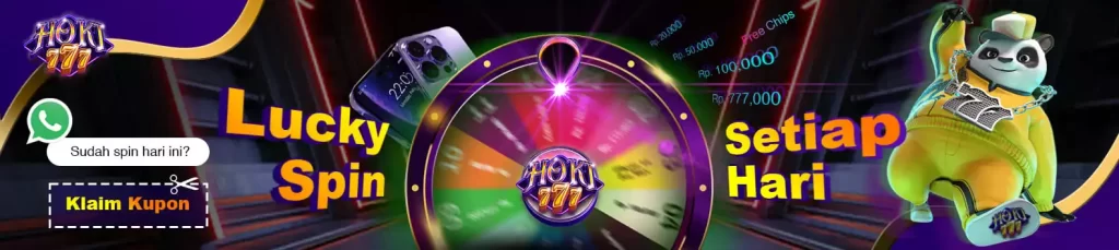 Promo spesial Event Lucky Spin HOKI777